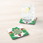 Ik hou van Ethiopië - Oprechte Rasta-kunst Drankjes Onderzetter (Rechterzijde)