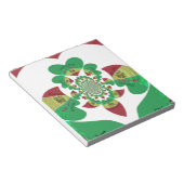 Ik hou van Ethiopië - Oprechte Rasta-kunst Notitieblok (Schuin)