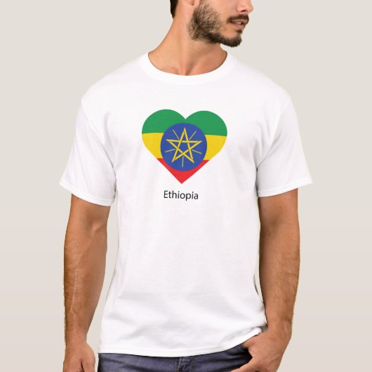 Ik hou van Ethiopië T-shirt (Voorkant)
