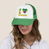 Ik hou van Ethiopië Trucker Pet (In situ)