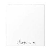 ik hou van eu - notitieblok (Voorkant)