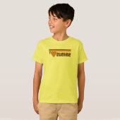 Ik hou van Euchre Retro 70's T-shirt (Voorkant volledig)