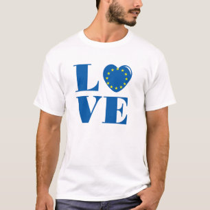 Ik hou van Europese Unie T-shirt