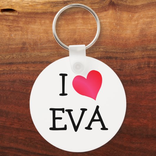 Ik hou van Eva Sleutelhanger (Voorkant)