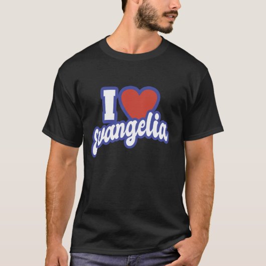 Ik hou van Evangelia T-shirt (Voorkant)