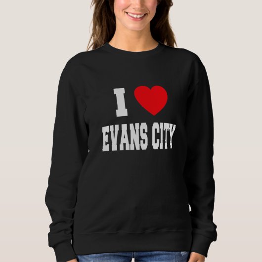 Ik hou van Evans City Trui (Voorkant)