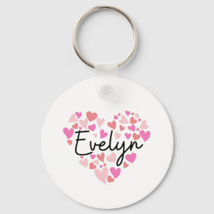 Ik hou van Evelyn Sleutelhanger