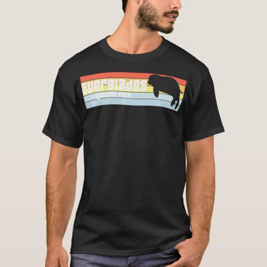 Ik hou van Everglades National Park Florida FL Man T-shirt (Voorkant)