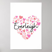 Ik hou van Everleigh Poster (Voorkant)