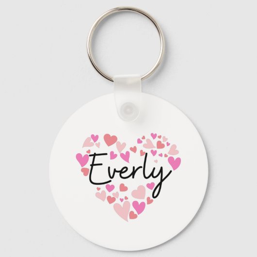 Ik hou van Everly ] Sleutelhanger (Voorkant)