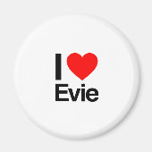 ik hou van evie magneet (Voorkant)