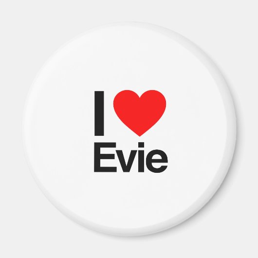ik hou van evie magneet (Voorkant)