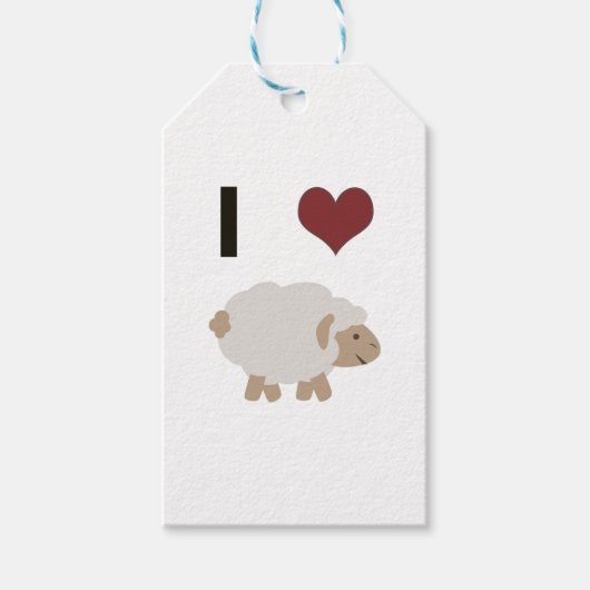 Ik hou van Ewe Cadeaulabel (Voorkant)