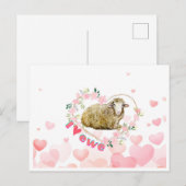 Ik hou van Ewe  Feestdagenkaart (Voorkant / Achterkant)