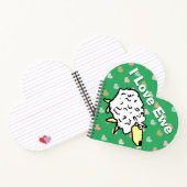Ik hou van Ewe. Funny Sheep Afbeelding & Love You  Notitieboek (Binnen)