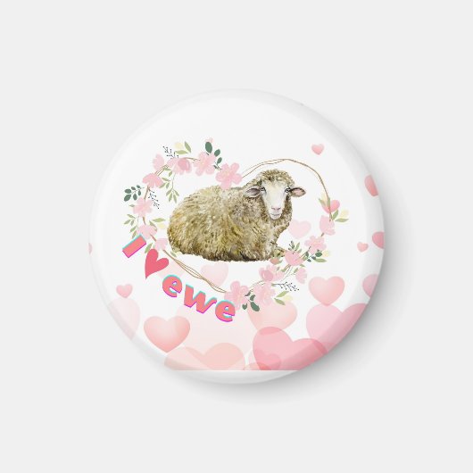 Ik hou van Ewe Magneet (Voorkant)