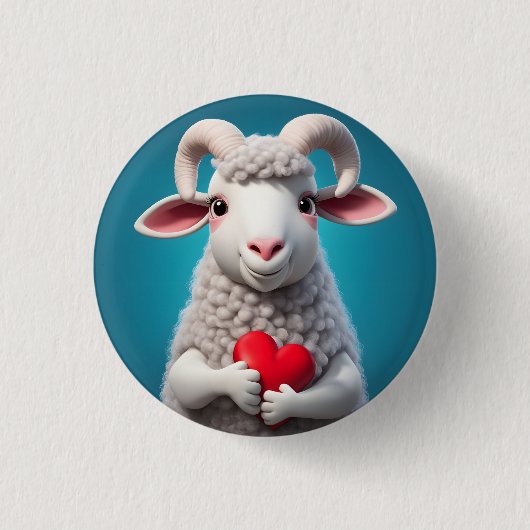 Ik hou van Ewe Ronde Button 3,2 Cm (Voorkant)