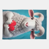 Ik hou van Ewe Theedoek (Horizontaal)