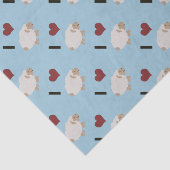 Ik hou van Ewe Tissuepapier (Detail)