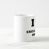 Ik hou van Exclamatiepunten Koffiemok (Center)