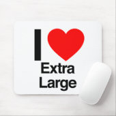 ik hou van extra groot muismat (Met muis)