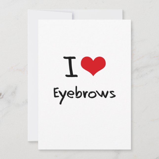 Ik hou van Eyebrows (Voorkant)