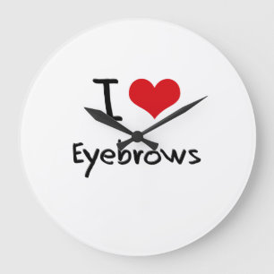 Ik hou van Eyebrows Grote Klok