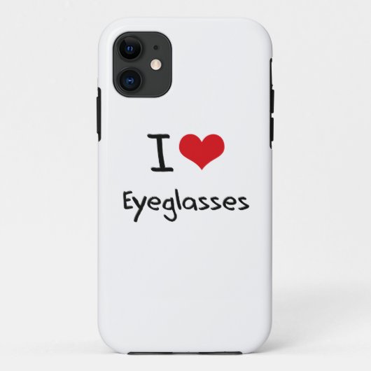 Ik hou van Eyeglassen Case-Mate iPhone Case (Achterkant)