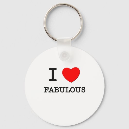 Ik hou van Fabulous Sleutelhanger (Voorkant)