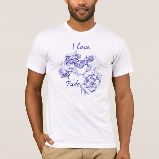Ik hou van Fado T-Shirt (Voorkant)