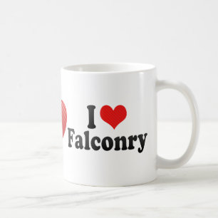 Ik hou van Falconry Koffiemok