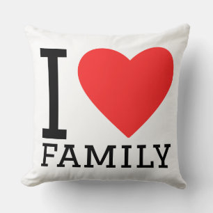 ik hou van familie  kussen