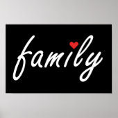 Ik hou van familie poster (Voorkant)