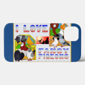 Ik hou van Fancy duiven! Case-Mate iPhone Case (Achterkant (horizontaal))