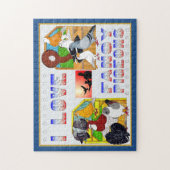 Ik hou van Fancy duiven! Legpuzzel (Verticaal)