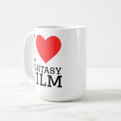 Ik hou van fantasiefilm koffiemok (Voorkant links)