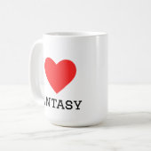 Ik hou van fantasy koffiemok (Voorkant links)