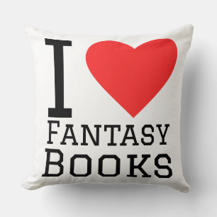 Ik hou van fantasyboeken kussen