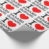 Ik hou van Farang Cadeaupapier (Hoek)