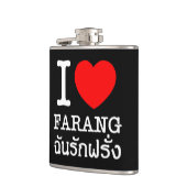 Ik hou van Farang Heupfles (Links)