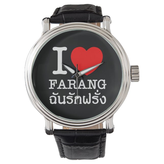 Ik hou van Farang Horloge (Voorkant)