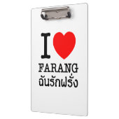 Ik hou van Farang Klembord (Links)