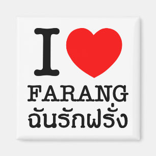 Ik hou van Farang Magneet