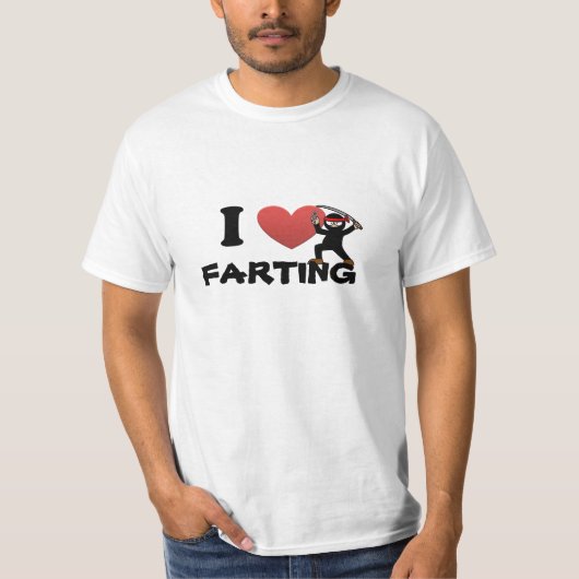 Ik hou van Farting T-shirt (Voorkant)