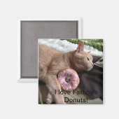 Ik hou van Fatboy's Donuts Magnet (Voorkant / Achterkant)