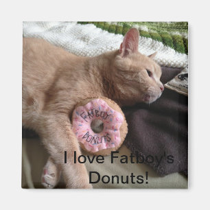 Ik hou van Fatboy's Donuts Magnet