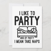 Ik hou van feest bedankkaart (Voorkant)