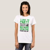 Ik hou van feest t-shirt (Voorkant volledig)