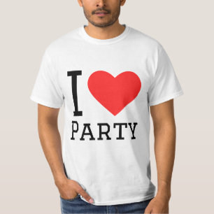Ik hou van feest t-shirt
