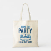 Ik hou van feest tote bag (Achterkant)
